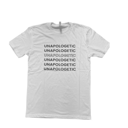 Unapologetic Kids "UNAPOLOGETIC" T-Shirt (White Black)